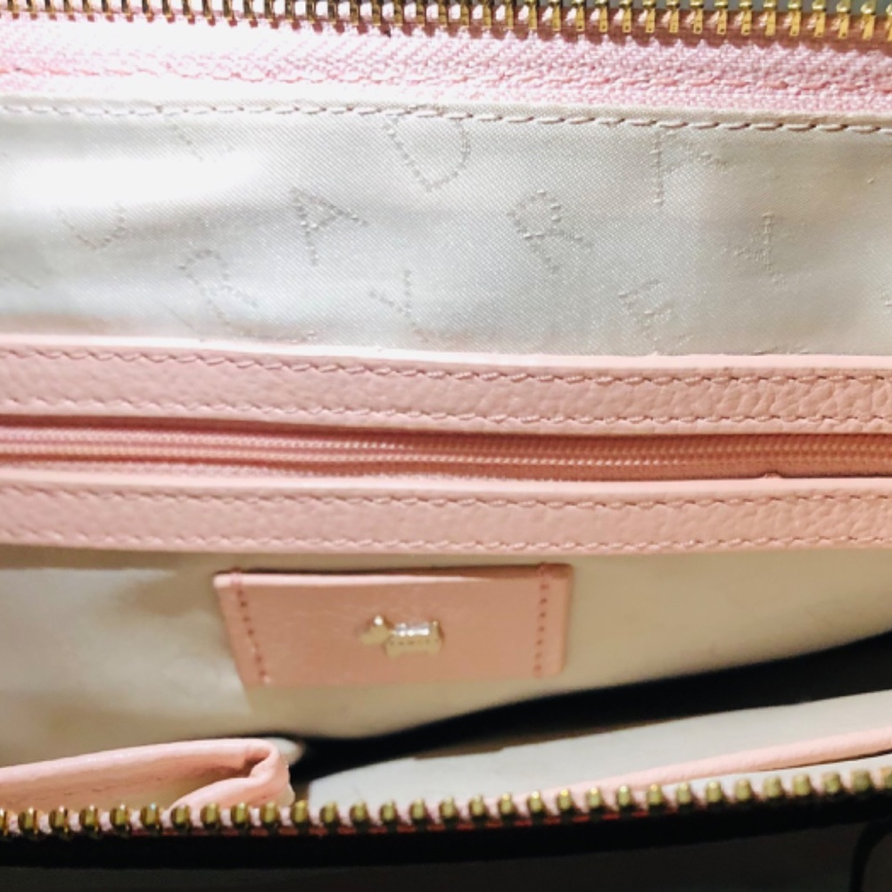 Gorgeous Hadley London Leather Bag Tote - Pink - Lightly Used - Authentic - Picture 7 of 13